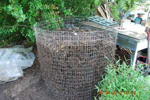 Compost Pile Before Eighth Turning