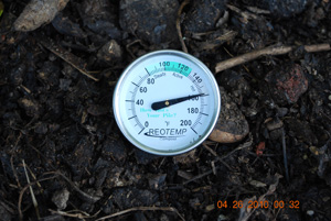 Compost Pile Temperature Before Eighth Turning