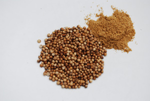 Coriander (Cilantro) Seeds and Ground Coriander