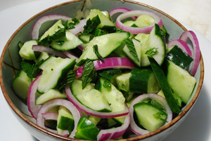 Vietnamese Cucumber and Mint Salad